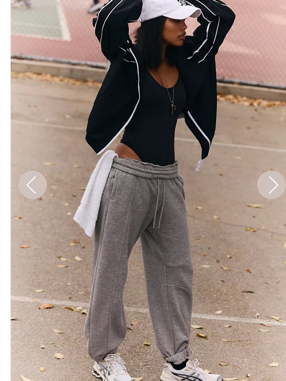 Free People Movement Sprint To The Finish Pants Heather Grey Size S NWT